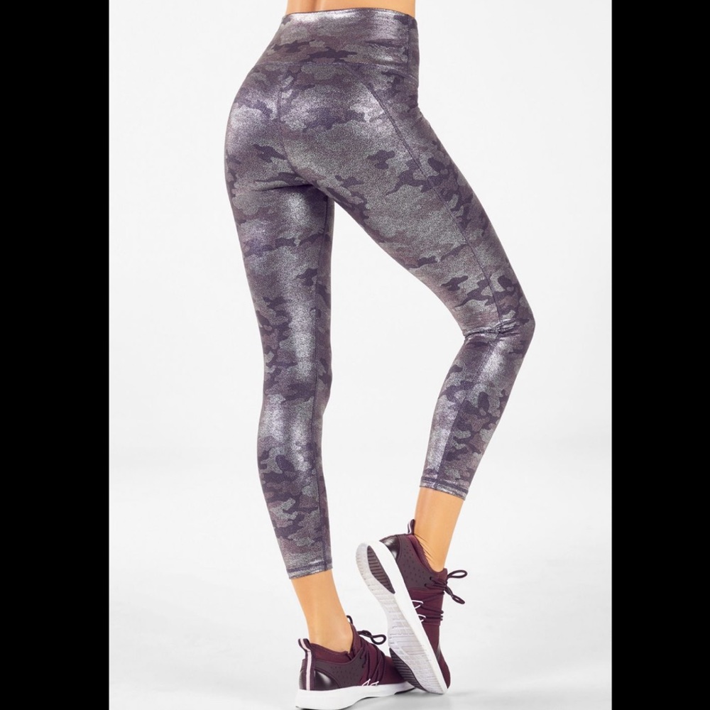 Fabletics High Rise Print Powerhold Legging 7/8 XL
